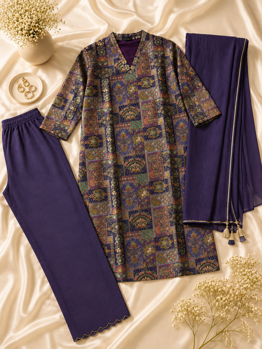 Party Wear Kurta Set