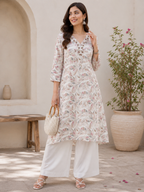 Elegant Pastel Rayon Kurta Top for Women