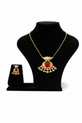 ANTIQUE-STYLE KUNDAN JEWELRY SET