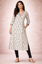 KHADI COTTON KURTA TOP FOR WOMEN