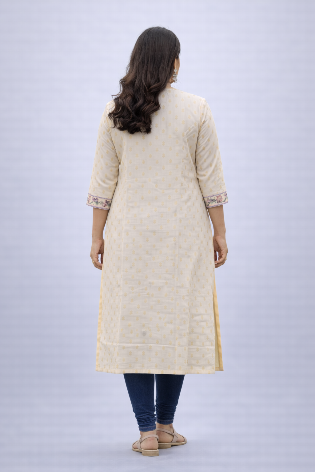 CHANDERI SILK KURTI TOP