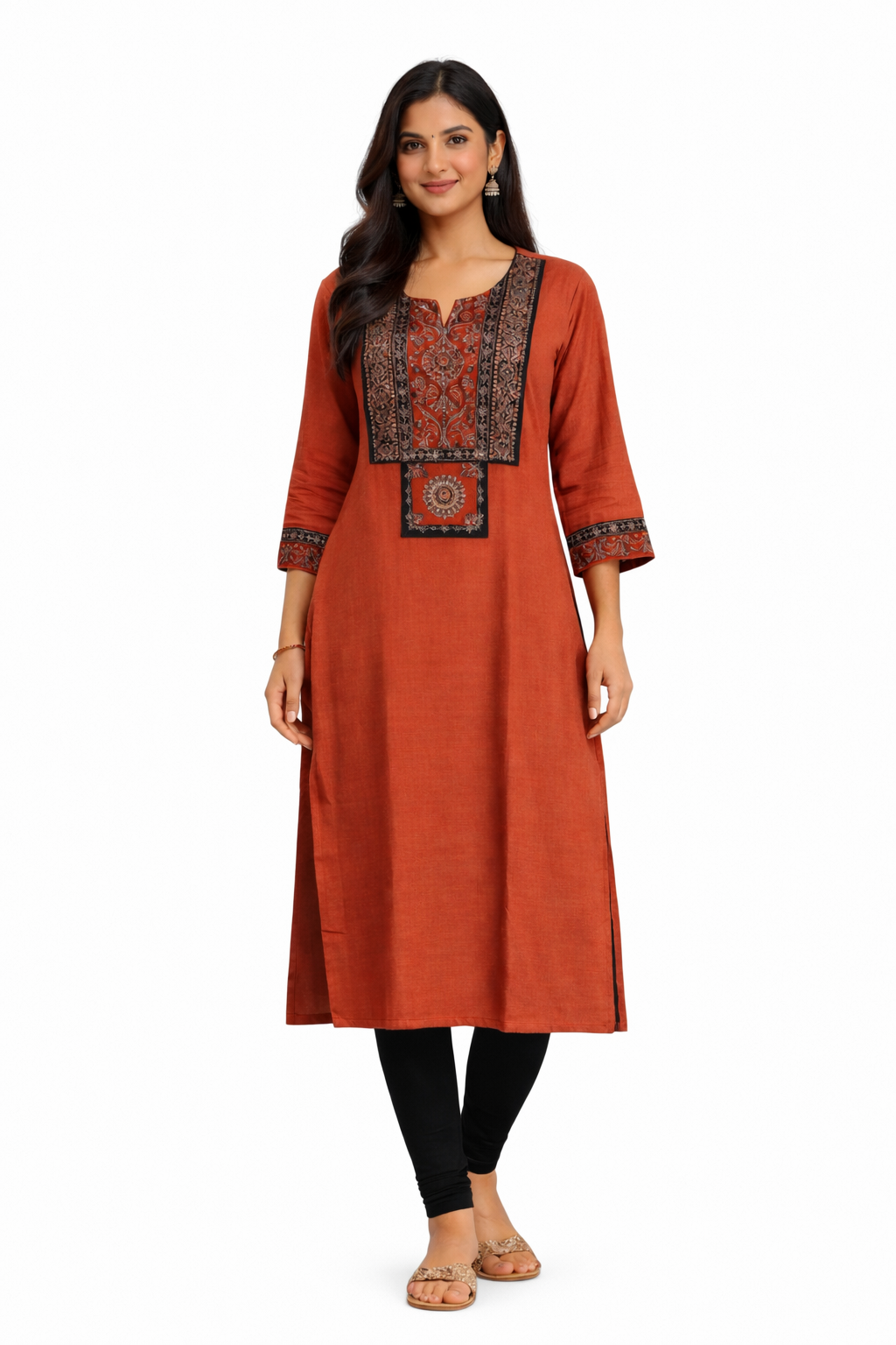 ELEGANT SOLID COLORED KURTA TOP FOR DAILY WEAR