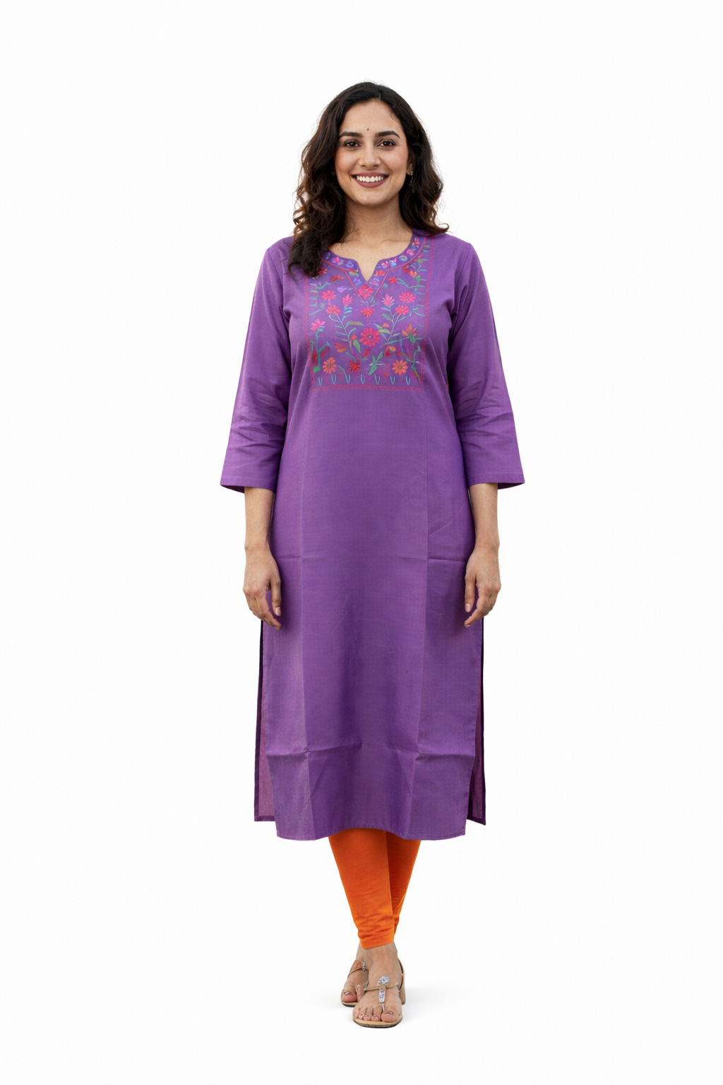 ETHNIC KURTA VIBRANT ROYAL PURPLE