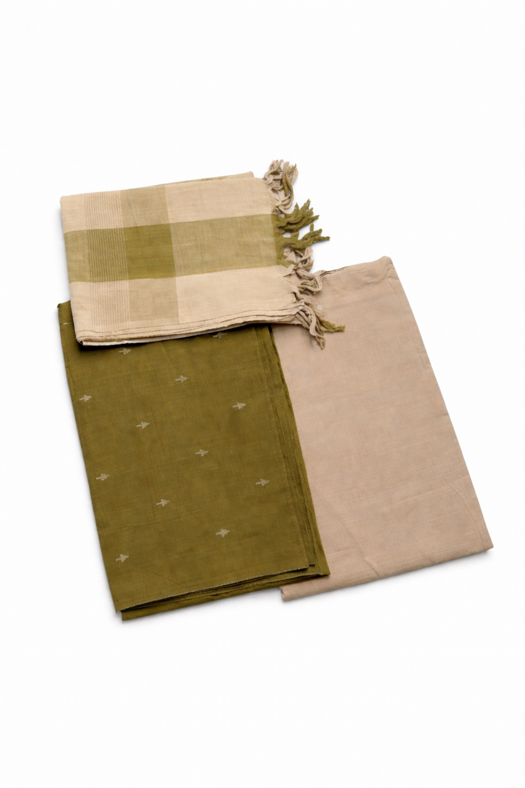 INDIAN ETHNIC HANDLOOM COTTON / UNSTITCHED KURTA  MATERIAL