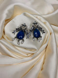 Heritage Twin Bird Studs ( blue )