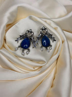 Heritage Twin Bird Studs ( blue )