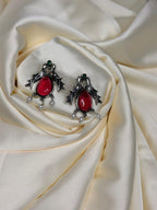 Heritage Twin Bird Stud (red)