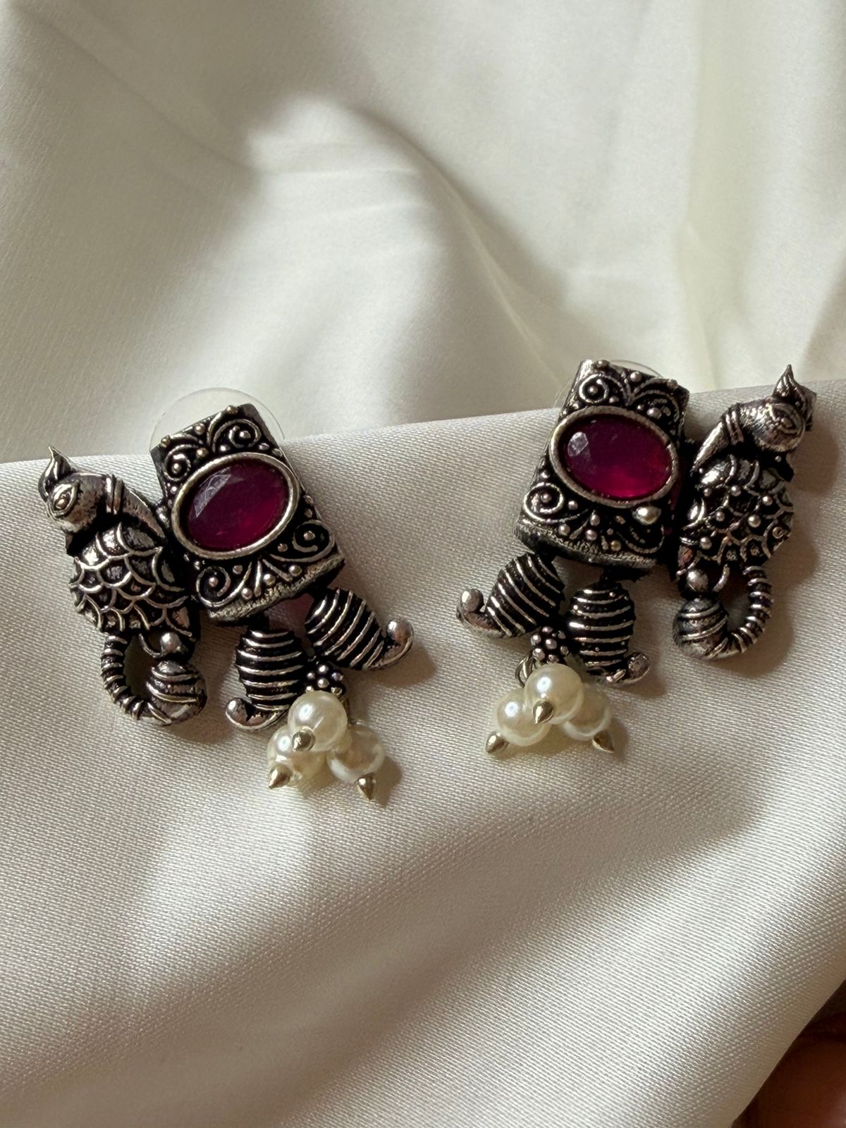 OXIDIZED SILVER JEWELLERY SET