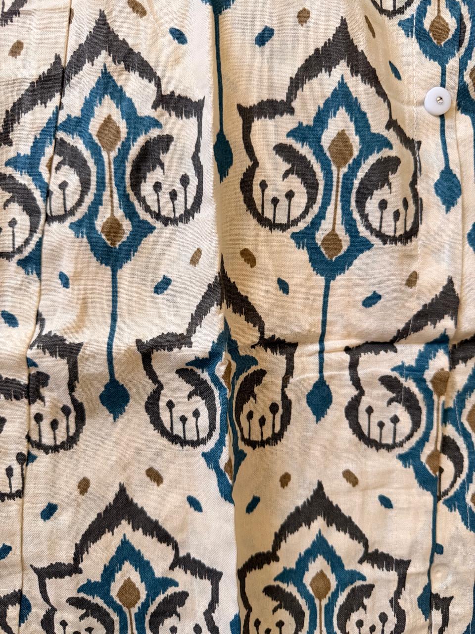 ELEGANT PRINTED KURTA SET WITH PALAZZO PANT