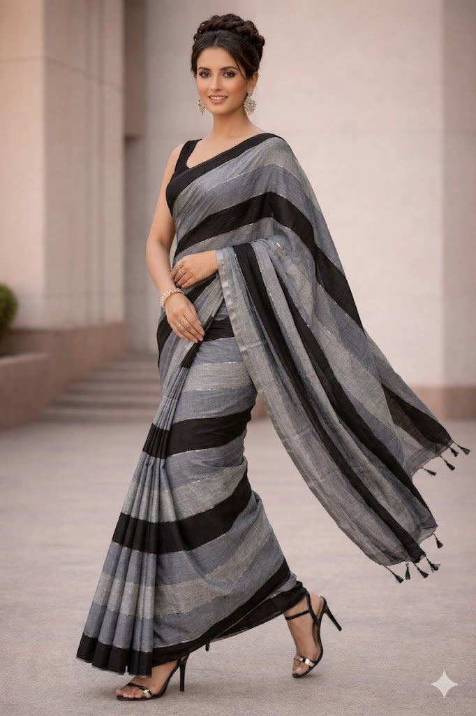 PREMIUM MULMUL COTTON SAREE